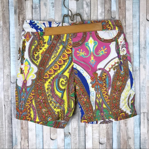 Mr. Turk Other - Mr Turk 28 Paisley Safari Board Short Swim Trunk